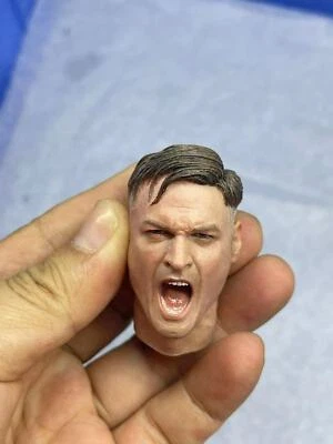 1/6 WWII Machine Gunner Shout Head Sculpt Fit 12'' Male Soldier Action Figure - Image 1 of 4