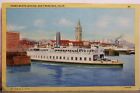 California CA San Francisco Ferry Boats Postcard Old Vintage Card View Standard