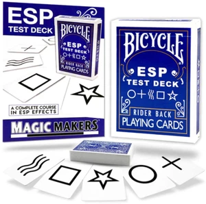 Deluxe ESP BICYCLE TEST DECK Mental Close Up Magic Trick Playing Cards Color B&W - Picture 1 of 4