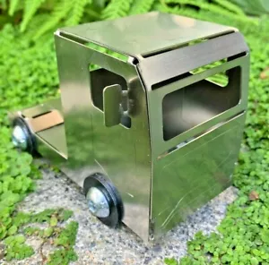 Mercedes Benz Promo Toy Model Semi Truck Stainless Steel Germany RARE UNUSUAL - Picture 1 of 7