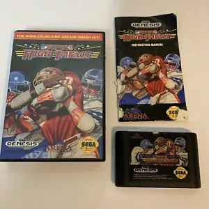 Super High Impact (Sega Genesis, 1992) Complete in Box CIB TESTED - Picture 1 of 1