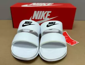 Sandalo donna Nike Offcourt Duo Slide bianco/nero DC0496-100 - taglia 7 - Foto 1 di 6