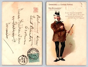 Mr Micawber - Tuck's "Dickens' Series 540" - Posted 1903 - Picture 1 of 1