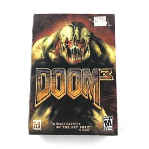 Doom 3 PC Sparatutto Prima Persona Videogioco 3 Dischi CD Set in Scatola Manuale - Foto 1 di 7