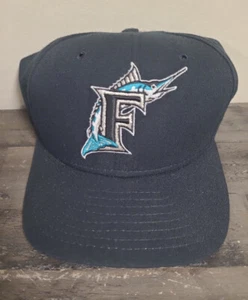 Vintage Florida Marlins New Era Snap Back Cap Baseball Hat New without Tags - Picture 1 of 7