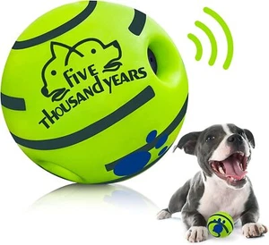 Giggle Dog Ball Interactive Toys Squeaky Durable Wag Chewing for Training Teeth - Picture 1 of 12