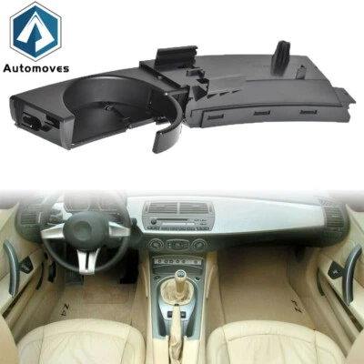 Portavasos izquierdo en tablero negro para BMW E85 E86 Z4 2003-2008 conductor nuevo Foto 1 de 4