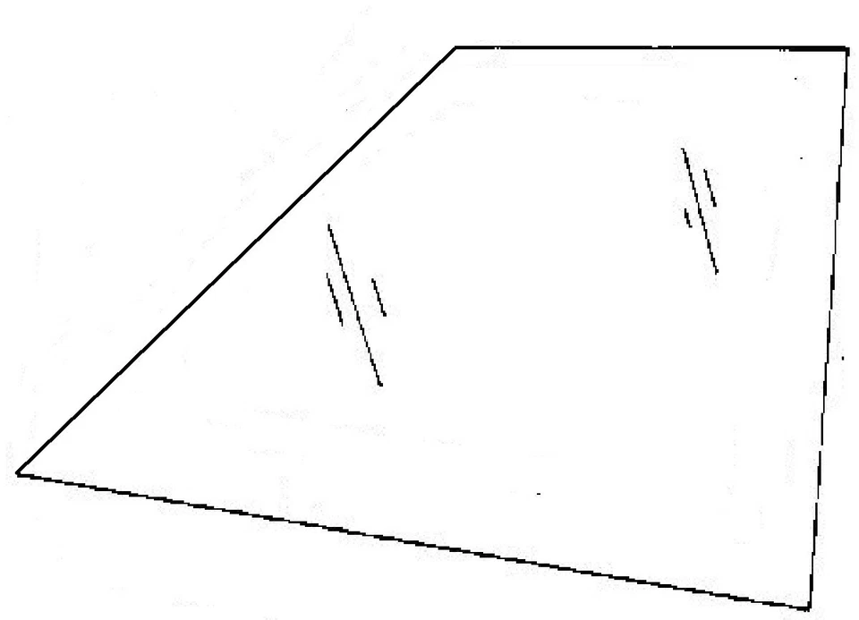 Fits Subaru GL-10 1989 2 Door Coupe Driver Left Side Rear Quarter Glass Window - Image 1 of 1