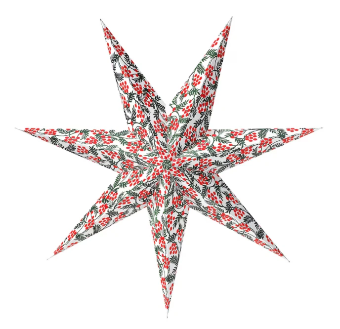 IKEA STRALA звезда Берри свет подвеска абажур, Рождественское украшение красный - Изображение 1 из 4