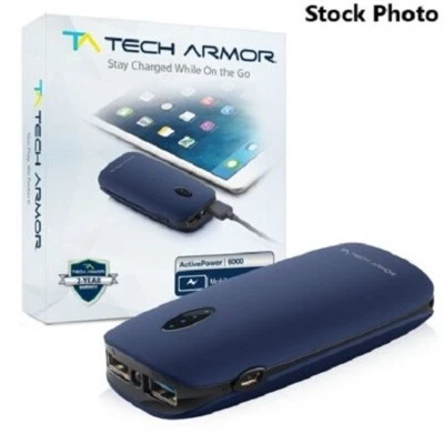 Активный внешний аккумулятор 6000 мАч от Tech Armor зарядное устройство с двумя USB - Изображение 1 из 4