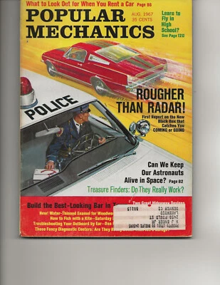 Popular Mechanics August 1967 Vintage How To Magazine - Image 1 of 2