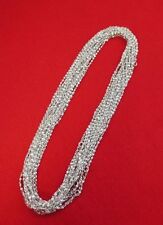 WHOLESALE LOT OF 15 14kt WHITE GOLD PLATED 16 INCH 2mm TWISTED NUGGET CHAINS