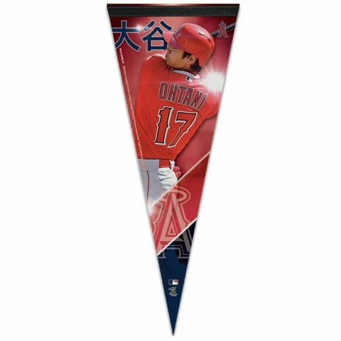 SHOHEI OHTANI LOS ANGELES ANGELS PREMIUM QUALITY PENNANT 12"X30" BANNER MLB Cover
