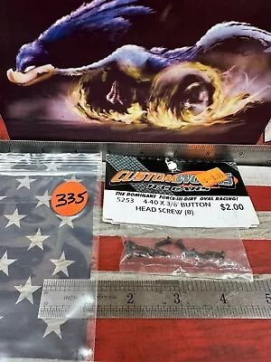 Custom Works 5253 4-40x3/8" Button Head Screw: 8pc. - Image 1 of 4