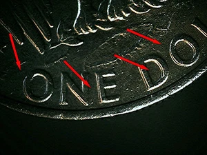 1971 Eisenhower Dollar - Double Reverse - 'ONE DOLLAR' - Picture 1 of 3