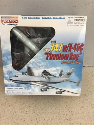 Dragon Wings NASA Boeing 747 W/X-45C  Phantom Ray Diecast Model 1:400 - Image 1 of 2