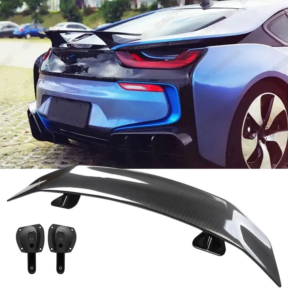 46" Rear Trunk Spoiler Lip Wing Racing /Carbon Fiber For BMW i8 2014- 2019 - Image 1 of 4