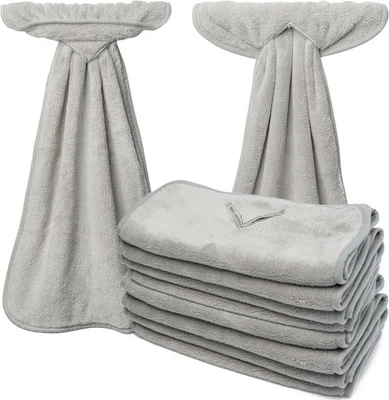R HORSE 8 Piezas Toalla de Mano Colgante con Lazo, Gris Absorbente 8 Toallas,  Foto 1 de 4