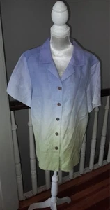 En muy buena condición Caribbean Joe Let Go Petite para mujer talla PS cuello extendido manga corta... - Imagen 1 de 16