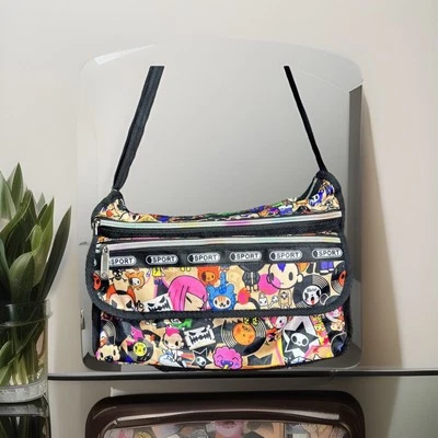 tokidoki LeSportsac Collab Punkstar Crossbody Purse Bag & Coin Purse Rock Japan - Image 1 of 4