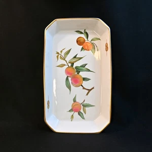 Royal Worcester rechteckige Ofen Bäcker Schüssel 14" x 8" x 2" Evesham Gold 1961-2015 - Bild 1 von 11