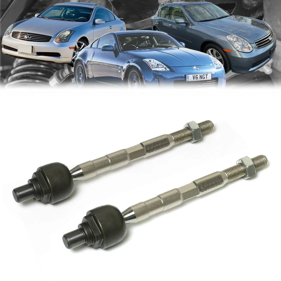 Barra de amarre interior delantera negra Megan 2X para 03-07 G35 cupé sedán / 03-09 350Z Z33 Foto 1 de 1