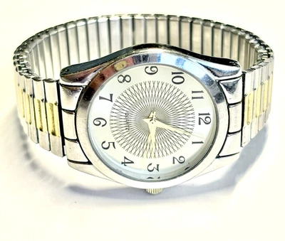 Reloj Hombre Watch-it Twotone Vintage FUNCIONA Batería Nueva 8" Foto 1 de 4