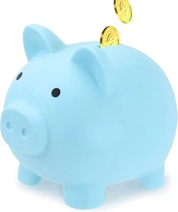 Extra Large Piggy Bank,Coin Bank for Boys and Blue - Picture 1 of 7