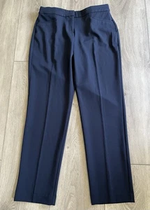 Neu mit Etikett Alfani Damenhose gerades Bein Komfortbund Hose 6S modern marineblau - Bild 1 von 7