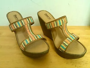 Born New Womens Wedge Sandals US 10 Eur 42 M Shoes NWOB  - Picture 1 of 7