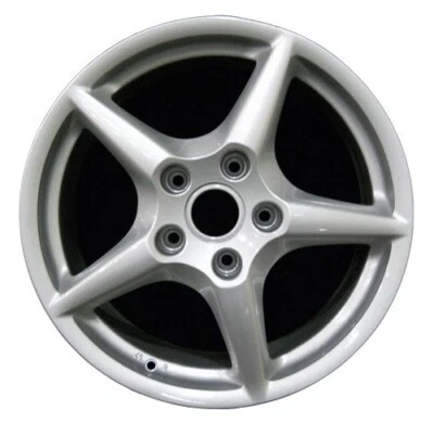 2005-2008 PORSCHE 911 18X10 18" OEM WHEEL RIM 67322 99736214001 SILVER REAR Foto 1 de 3