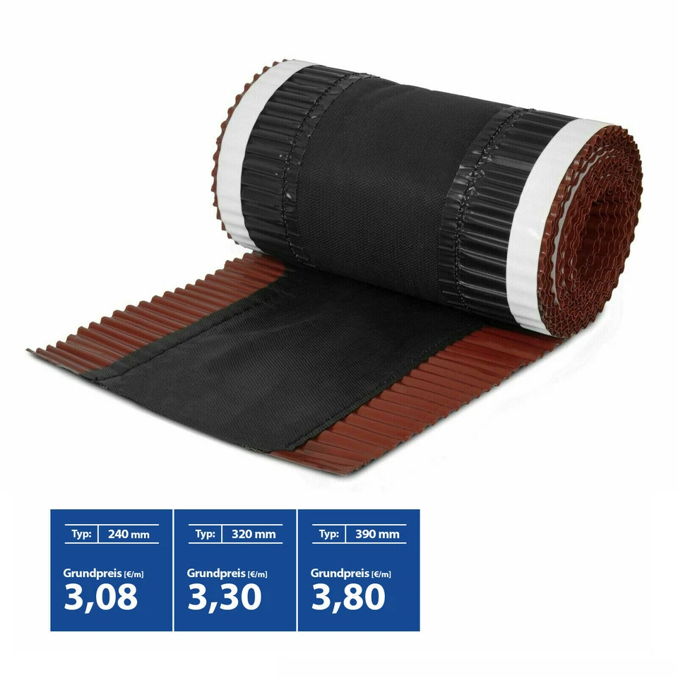 Rollo de cinta para cumbrera 5 m, para cumbrera de tejado a partir de 240 mm - Imagen 1 de 1