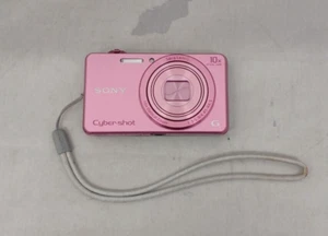 SONY Cyber shot DSC-WX220 Pink Digital Camera Compact Used From Japan - Picture 1 of 10