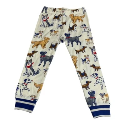 Calças pijama Hatley masculinas 3 brancas com estampa de cachorro - Imagem 1 de 4