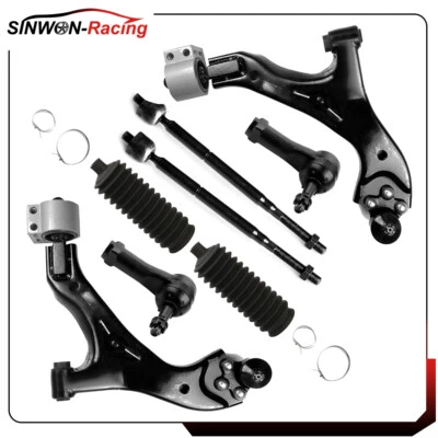 8 X For Chevrolet Equinox 2005-2009 Front Lower Control Arms Inner Outer Tie Rod — 第 1/4 张图片