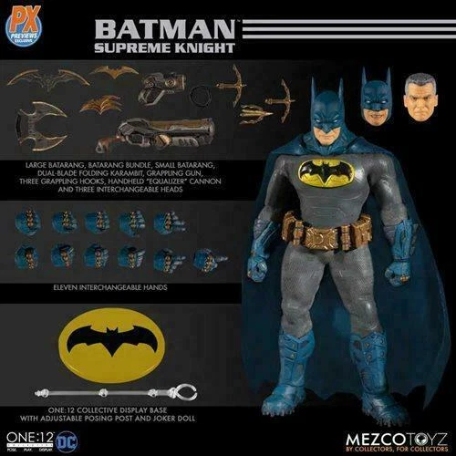 Mezco DC Supreme Knight Batman Blue Collective Action Figure