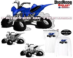 Yamaha Raptor ATV Vehicle Quad Bike DigiRods / Koolart Cartoon T Shirt - Picture 1 of 6