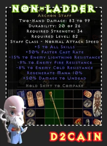 Diablo D2R SC⭐️N-Ladder⭐️Mang Song Mang Song's Lesson⭐️PC/SW/PS - Picture 1 of 1