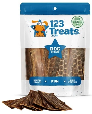Beef Dog Treats Esophagus Gullet (6" - 25 Count) 100% Natural Healthy  - Image 1 of 4