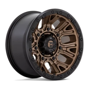 4 17 Inch Bronze Black Wheels Rims Fuel Traction 17x9" -12 FOR Jeep Wrangler - Picture 1 of 4