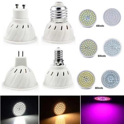 GU10 MR16 E14 E27 LED Bulb 5W 8W 10W 220V 12V Spotlight SMD Downlight wall light - Image 1 of 4