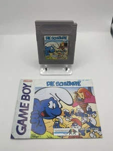 The Smurfs Nintendo GameBoy Game - Die Schlumpfe / Pal DE Version + Manual VGC - Picture 1 of 8