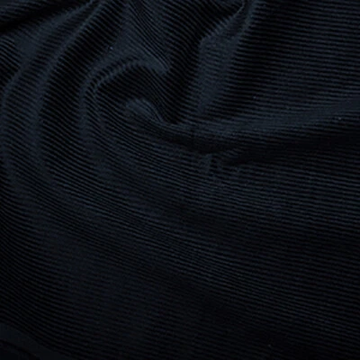 Cotton 8 Wale Corduroy Fabric - NAVY - Cord Craft Upholstery Fabric Material - Image 1 of 3