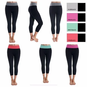 Pantalones de chándal de yoga para mujeres Pantalones de algodón Jogger Spandex Deportes Gimnasio Comodidad Leggings - Imagen 1 de 4