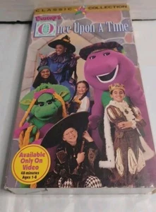 Vintage 1996 Barney VHS Once Upon A Time Classic Collection Tested - Picture 1 of 7