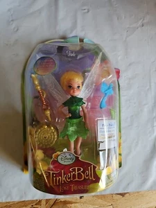 Disney Fairies Tinker Bell And The Lost Treasures Tink Juego Muñeca 2010 Jakk CO - Imagen 1 de 6