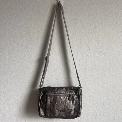 Bandolera Kipling Nylon Metálico Correa Ajustable  Foto 1 de 4