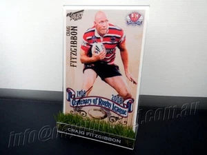 Signed Sydney Roosters NRL 28cm x 18cm Photo - Craig Fitzgibbon - Proof COA - Picture 1 of 3