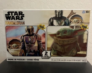 Star Wars the Mandalorian Disney 3D Lenticular Puzzles 2 Puzzles je 500 Teile - Bild 1 von 5