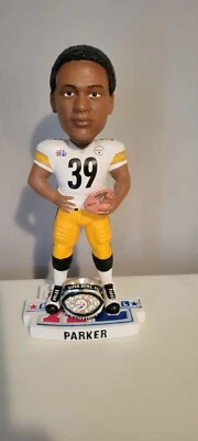 Willie Parker Pittsburgh Steelers Forever Super Bowl XL NFL Bobblehead Limited   Foto 1 de 4